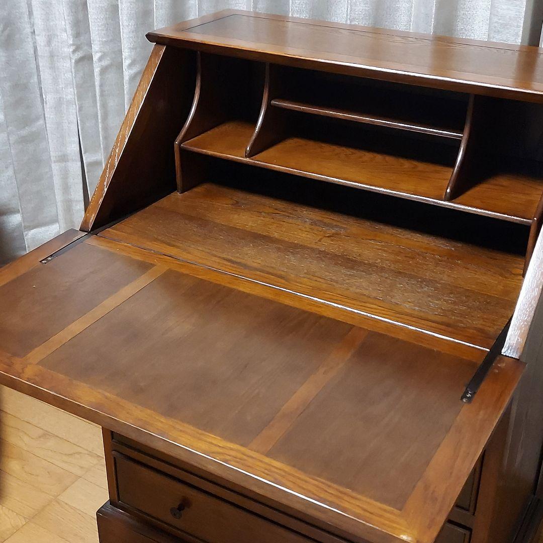 美品　ライティングビューロー　チェスト