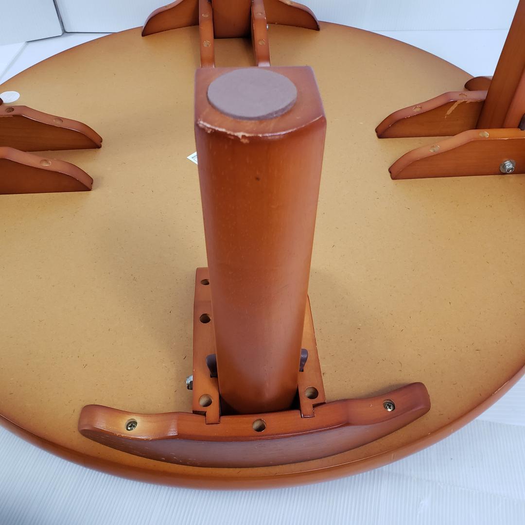 丸テーブル　座卓　ちゃぶ台　レトロ　アンティーク　直径80 高さ34