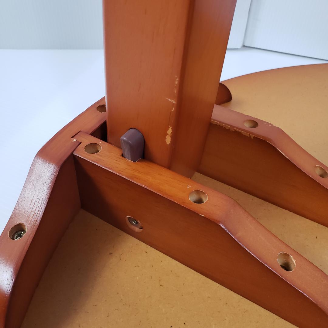 丸テーブル　座卓　ちゃぶ台　レトロ　アンティーク　直径80 高さ34