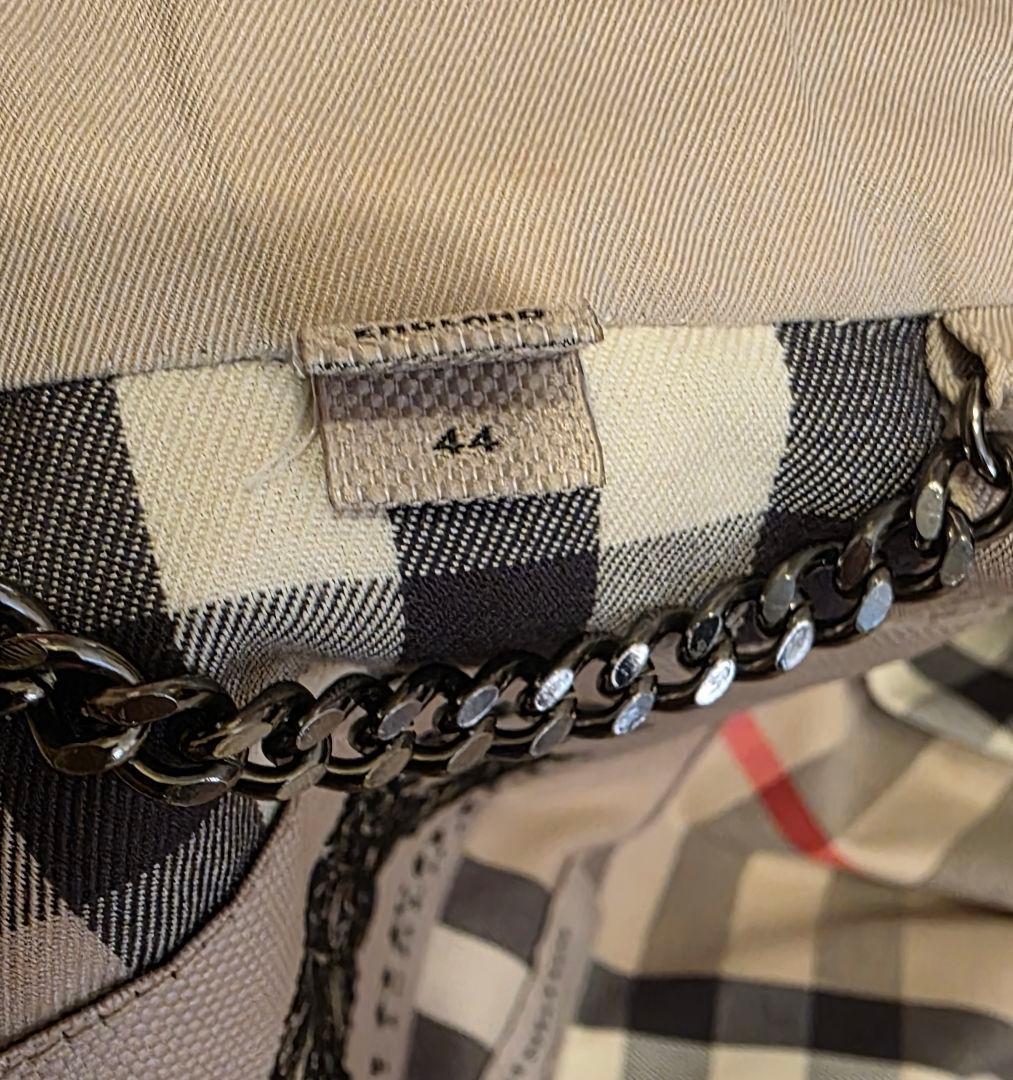 未使用44 バーバリーロンドントレンチコートケンジントン ストーン ベルト汚れ有