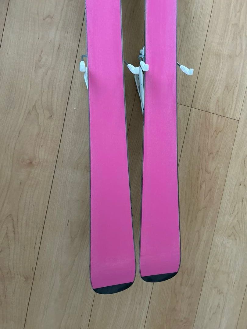 STREULE シュトロイレ スキー板 130 ビンディング、ポール、ケース付き