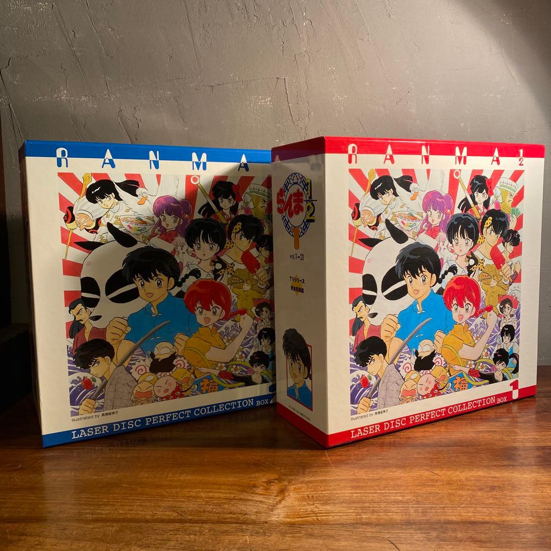 稀少 らんま1/2 TVシリーズ完全収録版 レーザーディスク 本箱付き