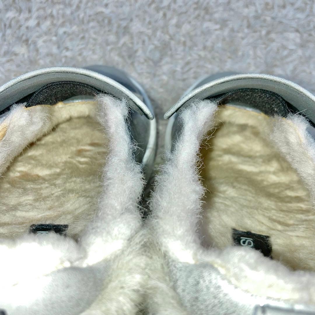 『美品』セルジオロッシ SR1 スリッポン 厚底 スニーカー ボア レザー