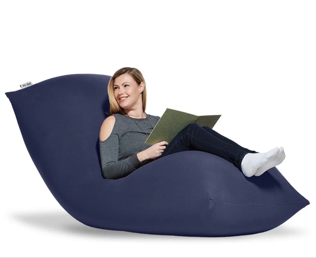 Yogibo max ネイビー 本体　新品　ビーズクッション