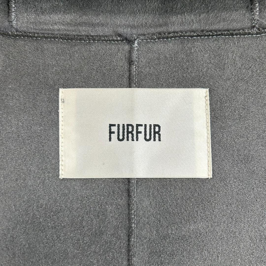 未使用　FURFUR　ファーファー　エコファーダッフルコート　22AW グレー
