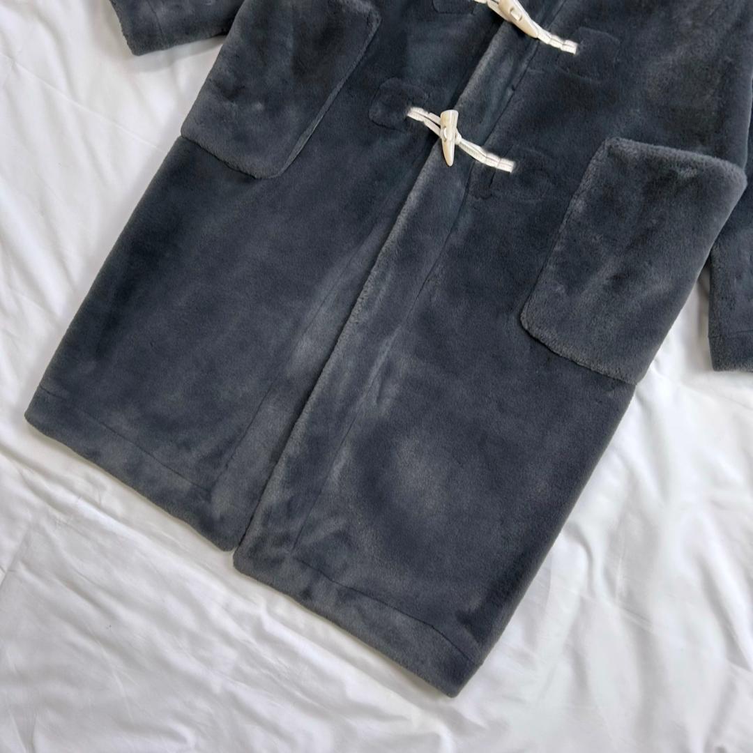 未使用　FURFUR　ファーファー　エコファーダッフルコート　22AW グレー