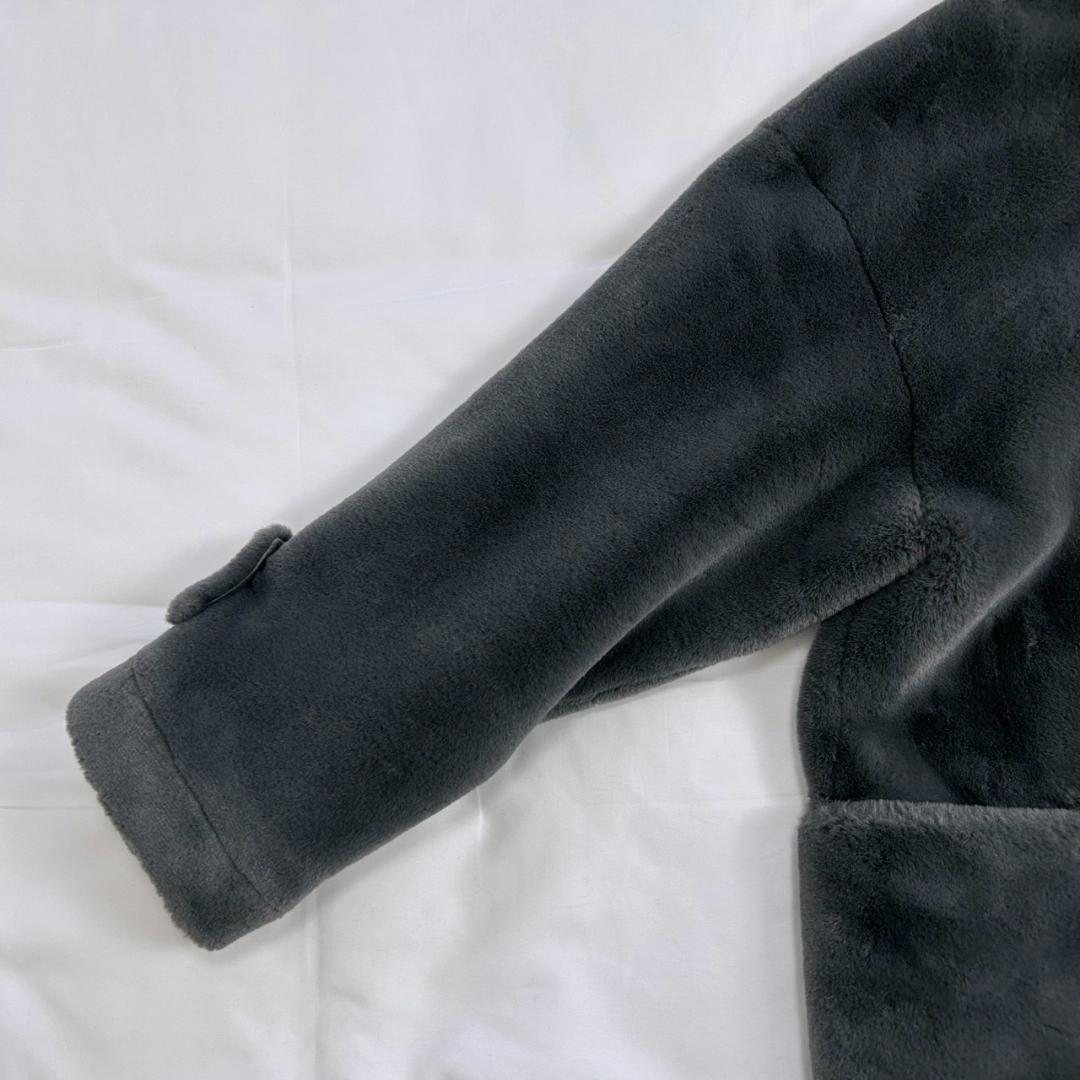 未使用　FURFUR　ファーファー　エコファーダッフルコート　22AW グレー