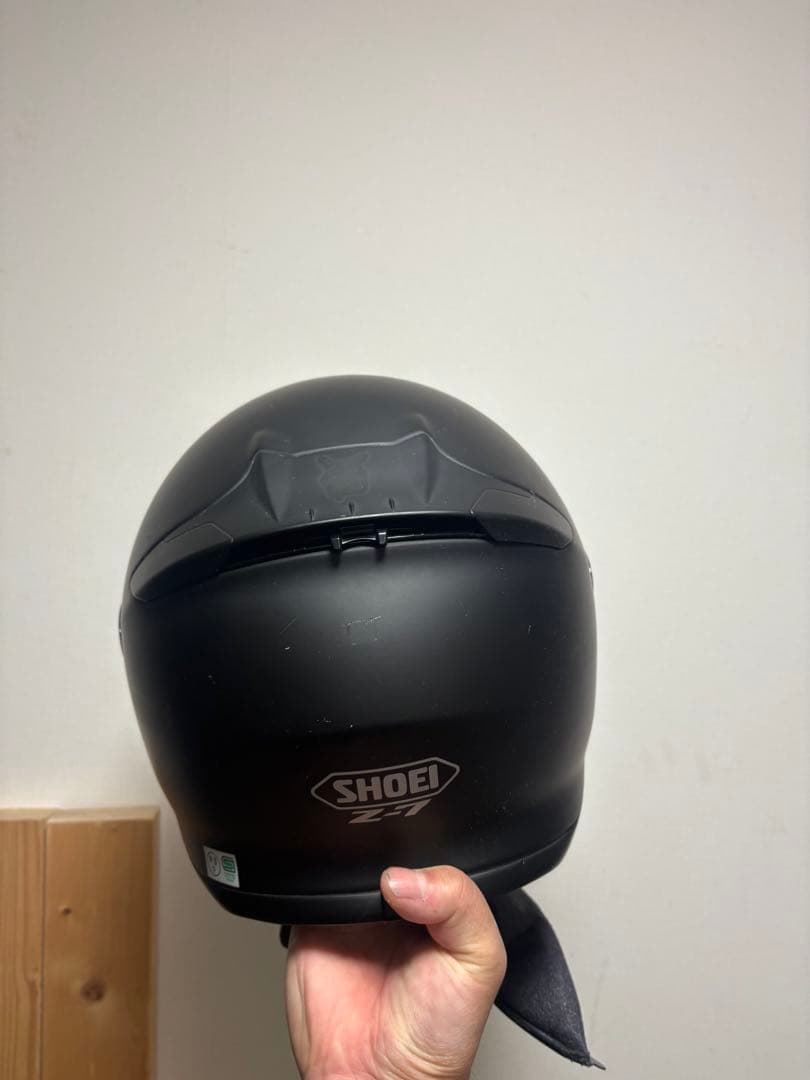 SHOEI フルフェイスヘルメットZ7 予備ミラーシールド・チークパット付き　M