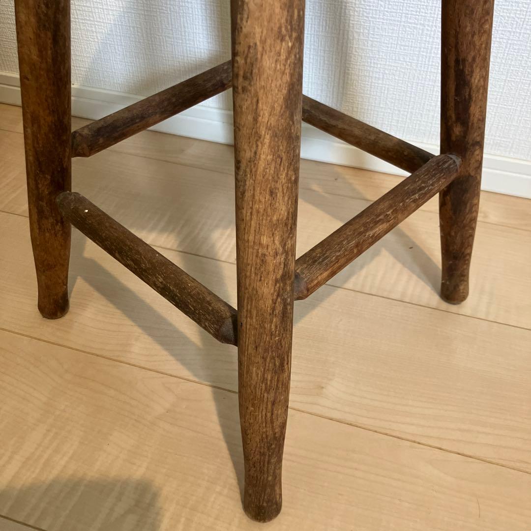木製椅子　スツール　昭和　レトロ　ヴィンテージ