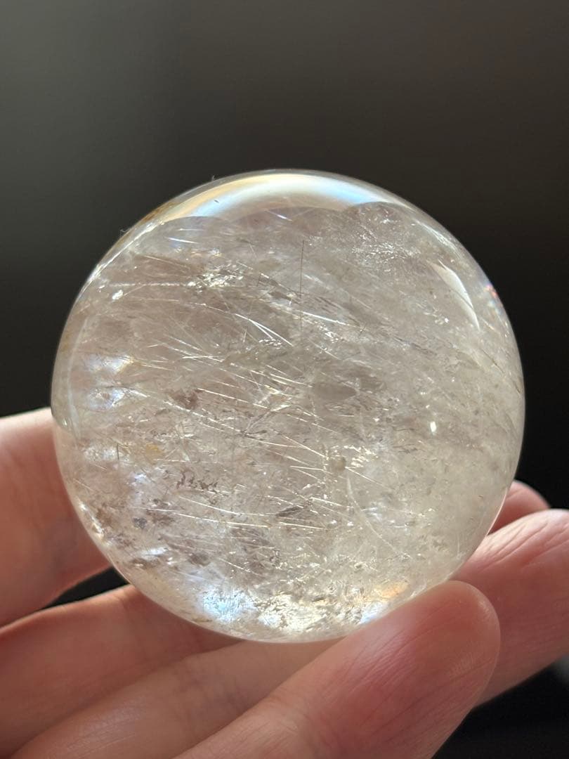 シルバールチルスフィア　4.81cm 天然石