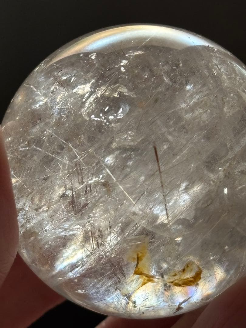 シルバールチルスフィア　4.81cm 天然石