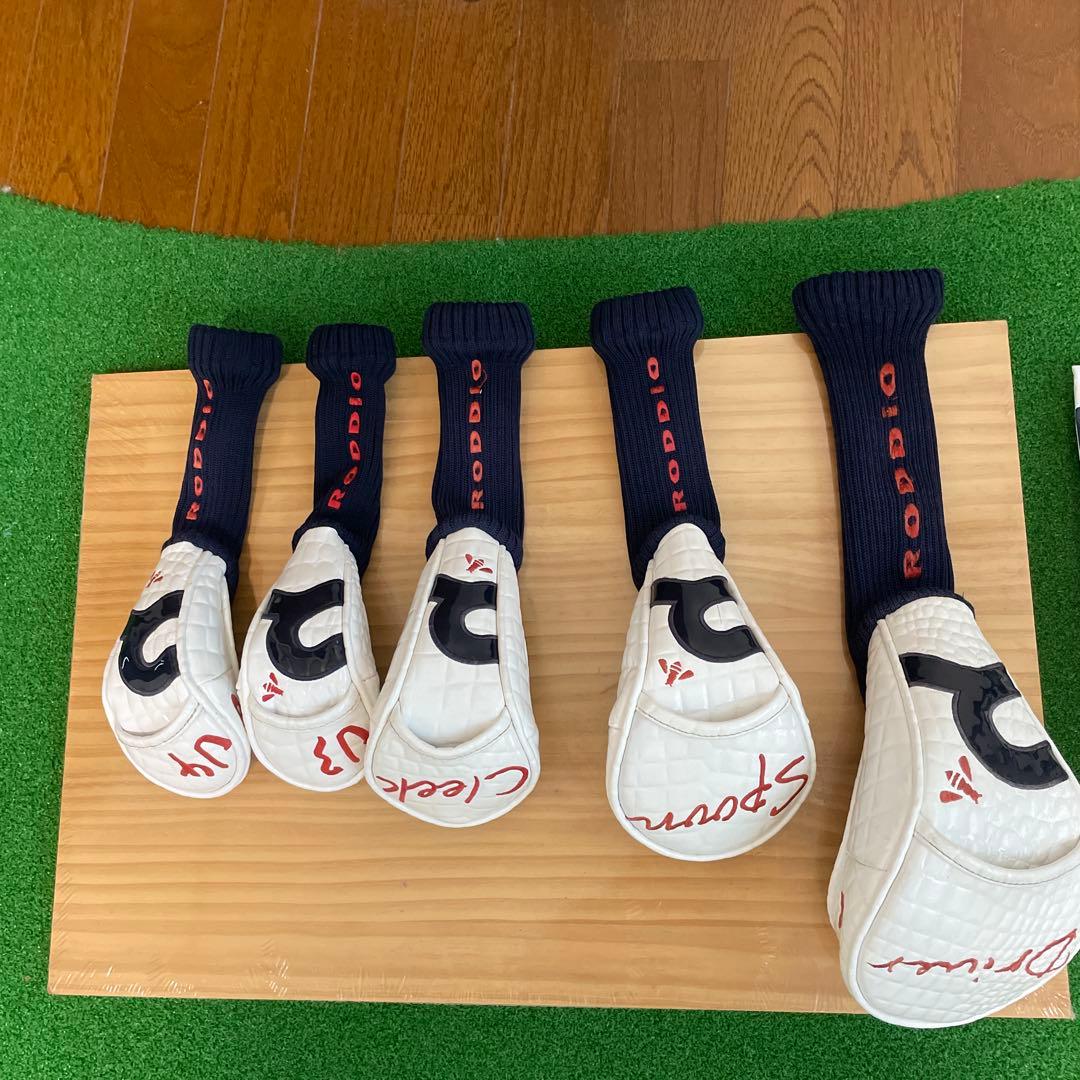 ★RODDIO ホワイトクロコのスタンドタイプキャディバッグ