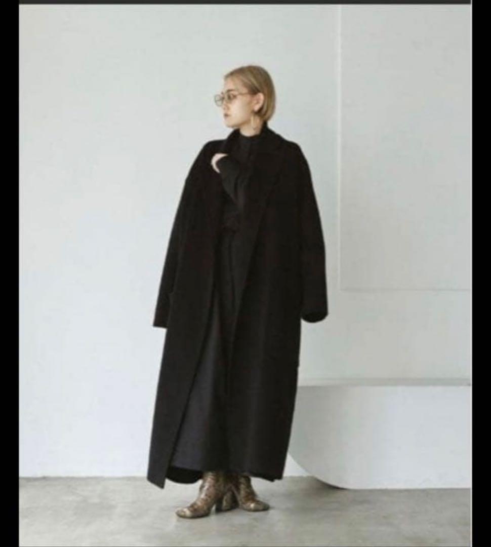 【美品】todayful Wool Over Coat ブラック36