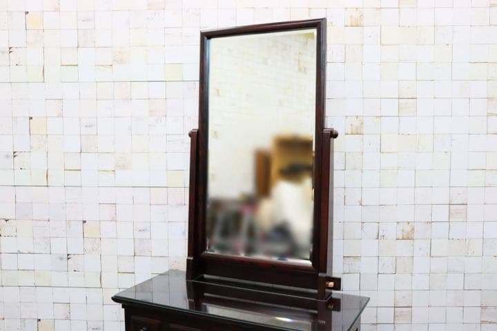 GMFH276○九州民芸家具 鏡台 ドレッサー 桜材 天然木 伝統工芸 和家具