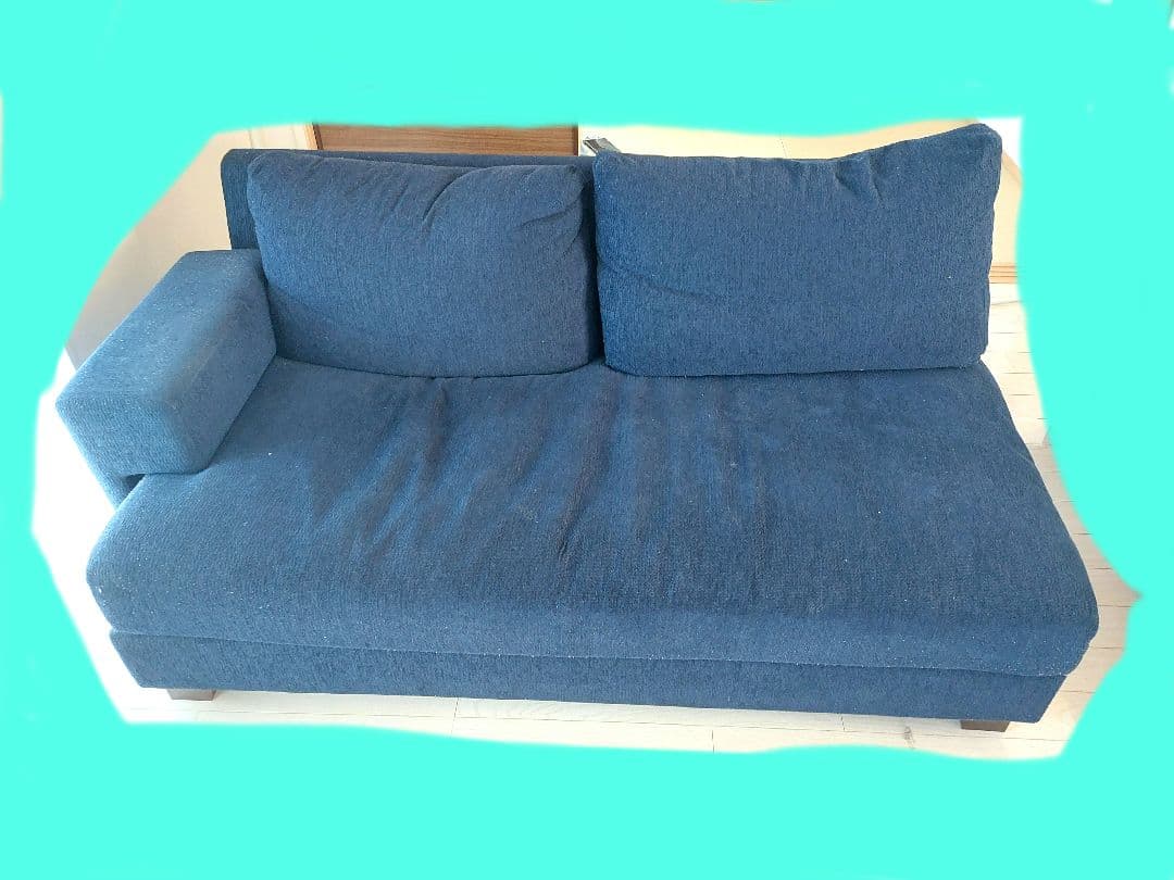 LASSO　カウチソファ(3～5人掛けソファ)【使用期間約６年】