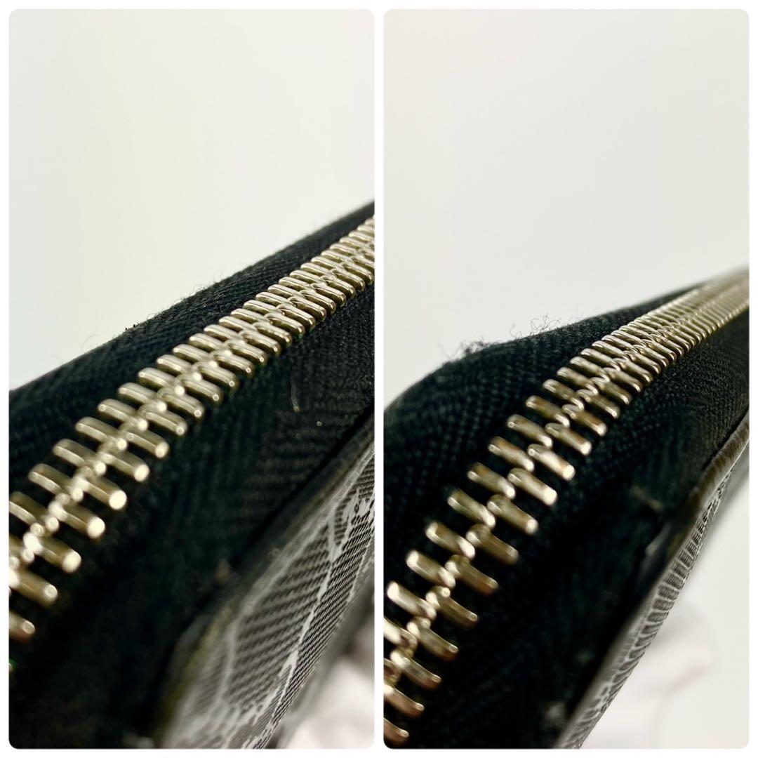 GUCCI GGパターン ブラック長財布