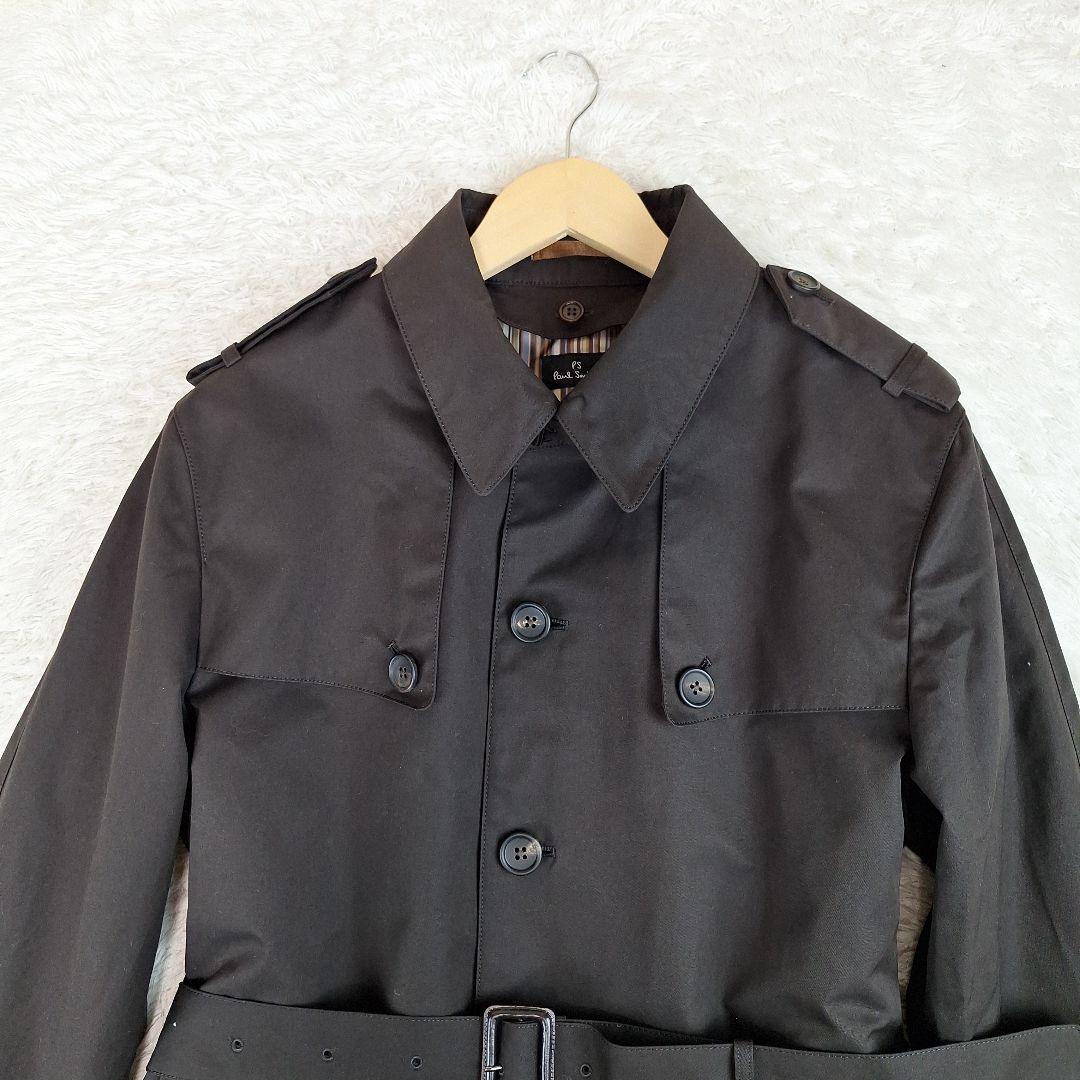 ポールスミス　2wayコート　ライナー　カシミヤ混　マルチストライプ　XL