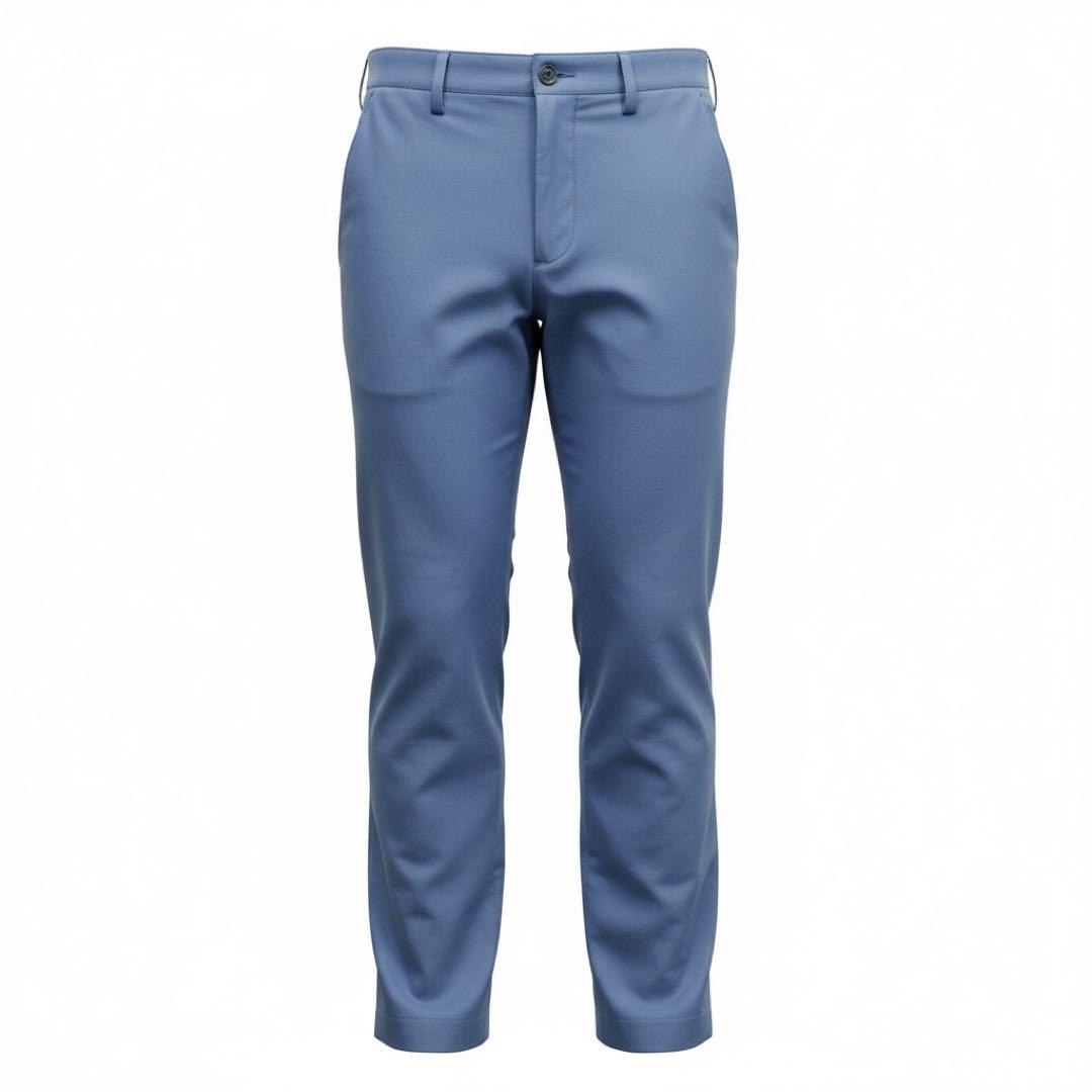 美品 J.LINDEBERG メンズゴルフパンツ W30 L34 ライトネイビー