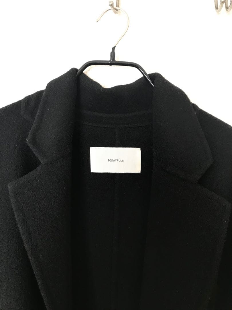 ジャケット・アウター TODAYFUL Wool Over Coat 36 black