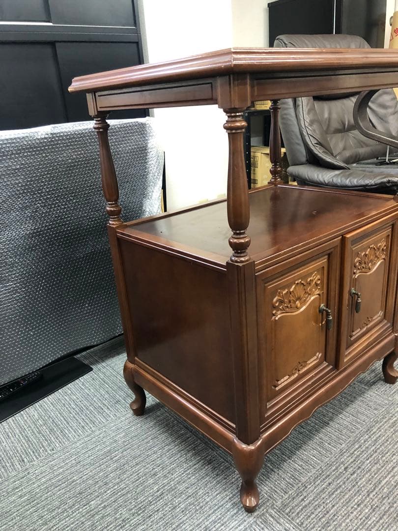 【SALE】クラシック 木製 サイドテーブル