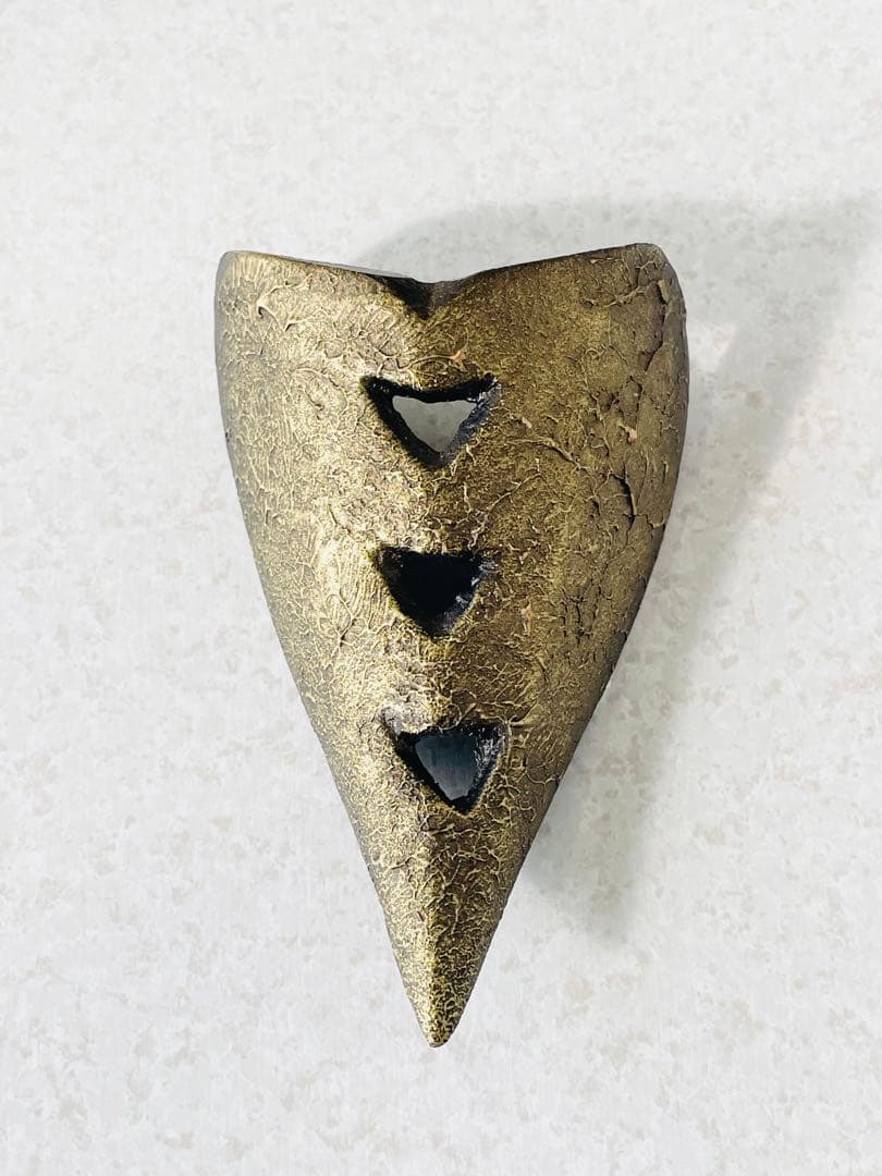 日本工芸会正会員 菊地熊治 作 山形県産 雉（きじ）香炉 共箱・略歴紙付 未使用