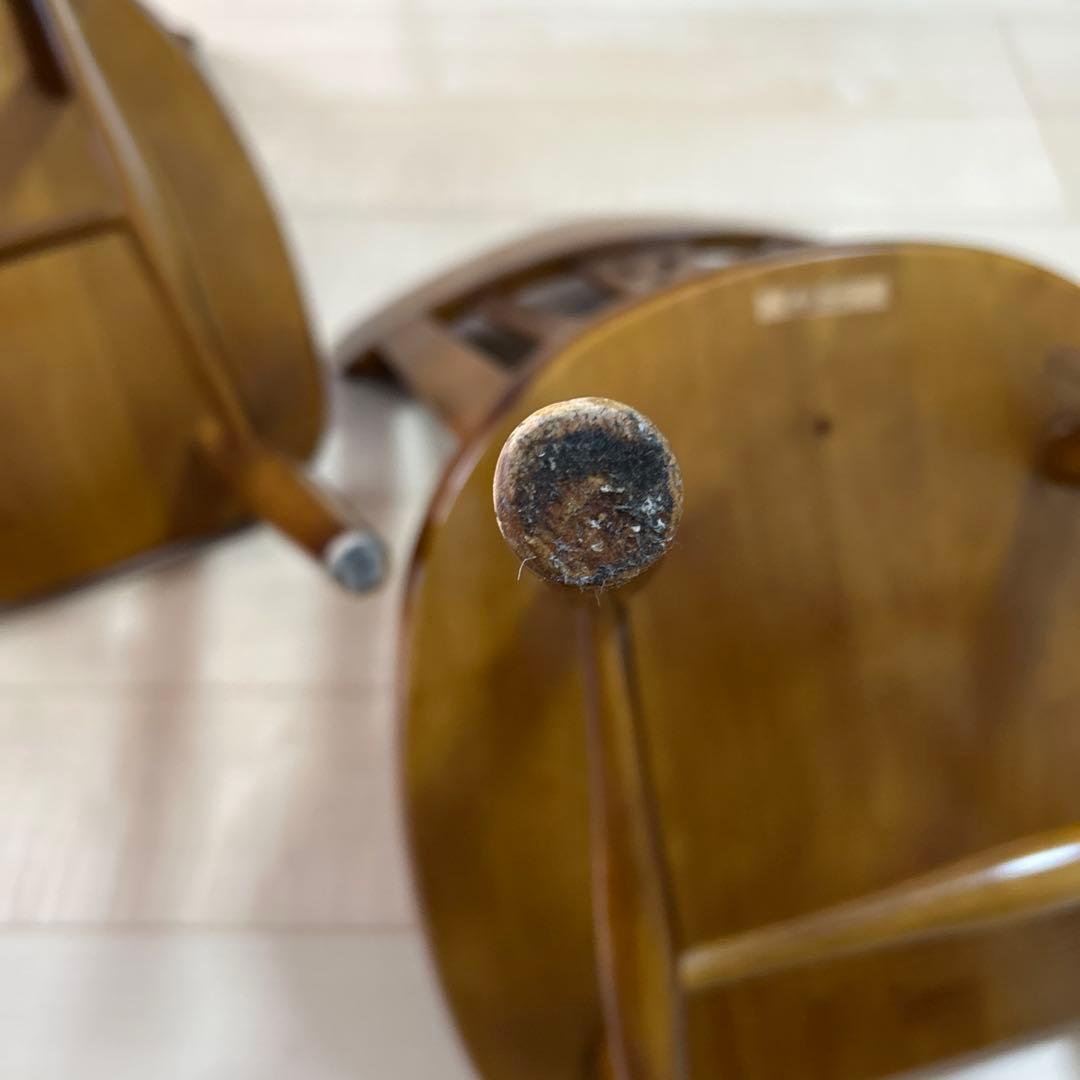 Karimoku COLONIAL CC18 model 肘無　ブラウン　2脚