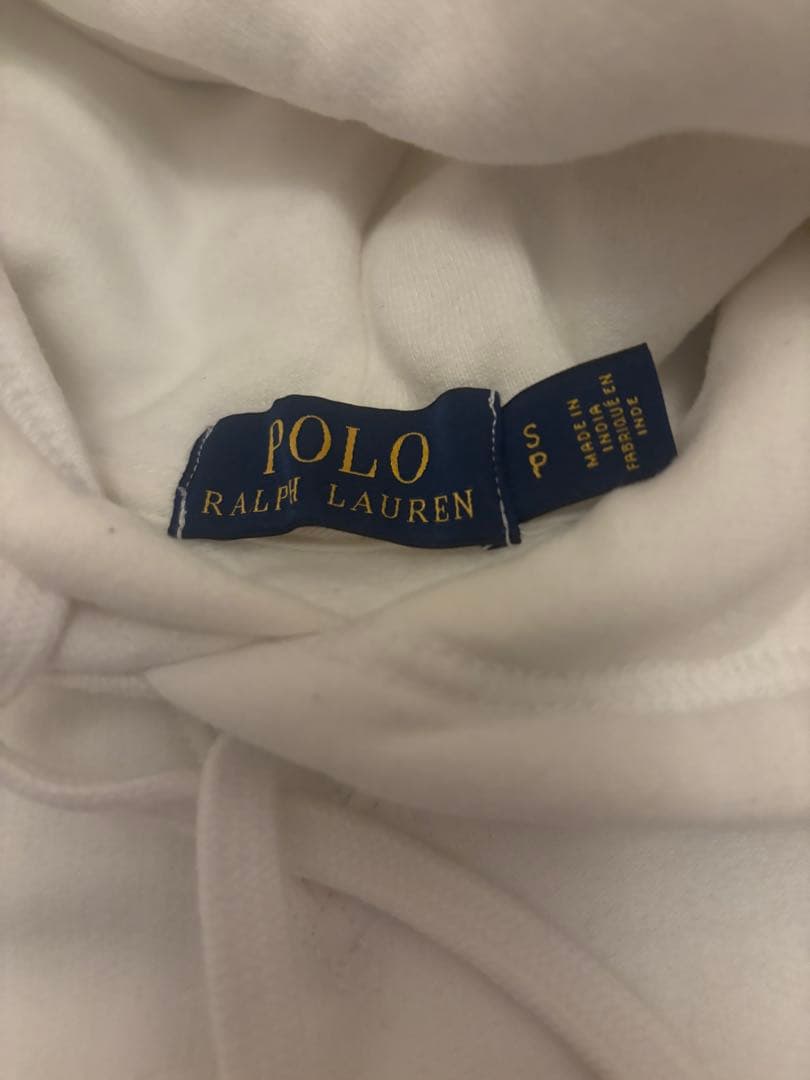 Polo Ralph Lauren ホワイト パーカー S