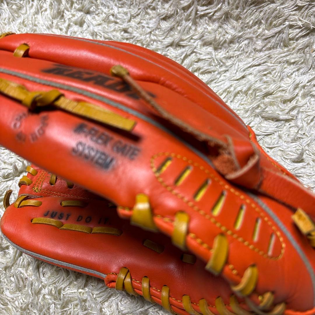 NIKE DIAMOND READY GATE 野球 グローブ 軟式 オレンジ