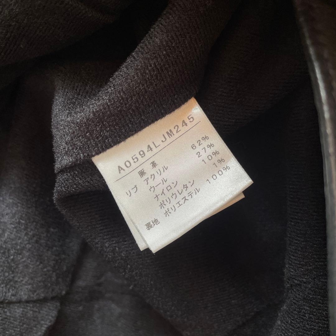 【paper chest】変形レザージャケット　ライダース　豚革　黒