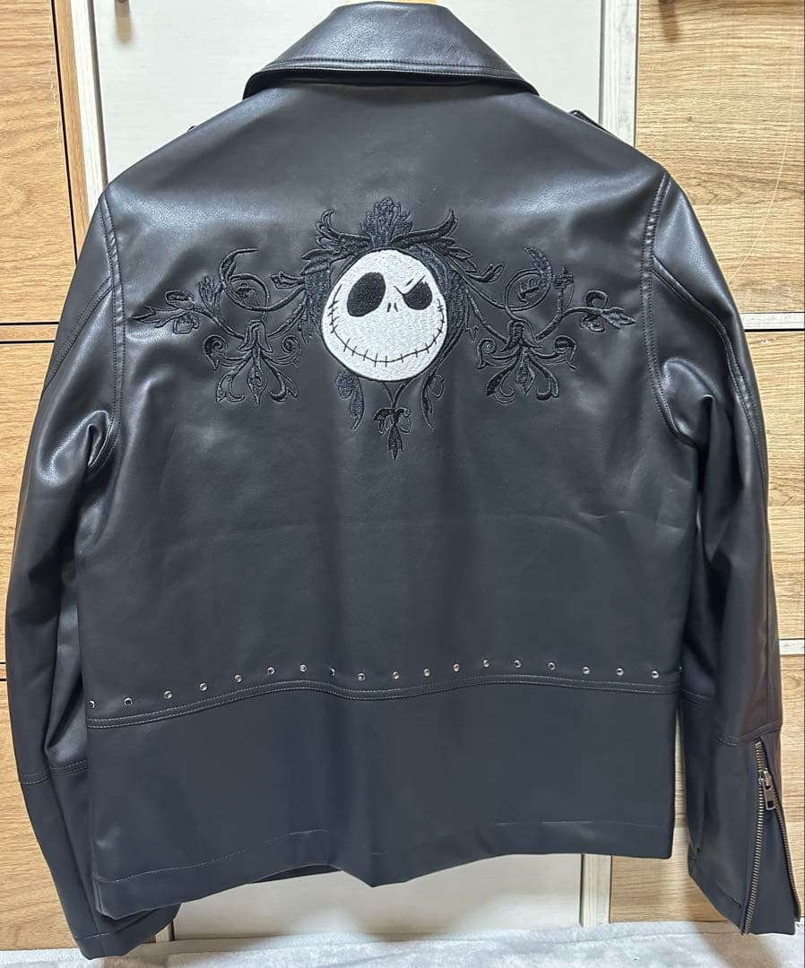 ナイトメア・ビフォア・クリスマス ジャック・スケリントン ライダースジャケット