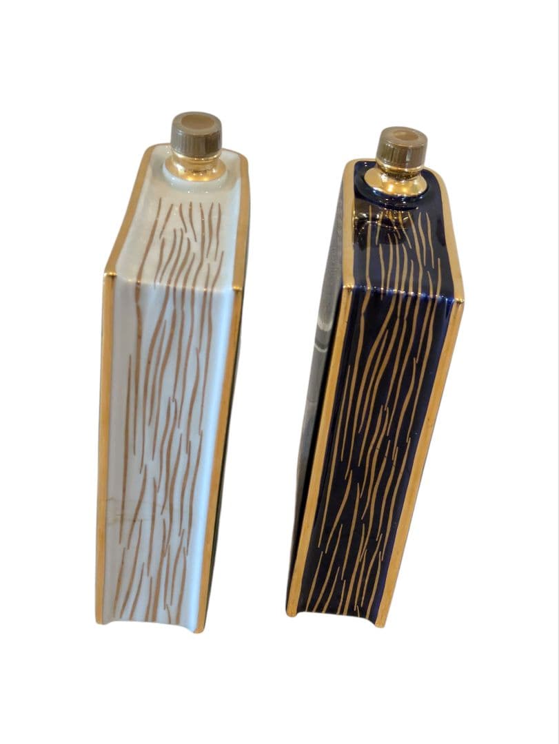 CAMUSカミュ ナポレオン ブック 陶器ボトル 青 緑 2本セット