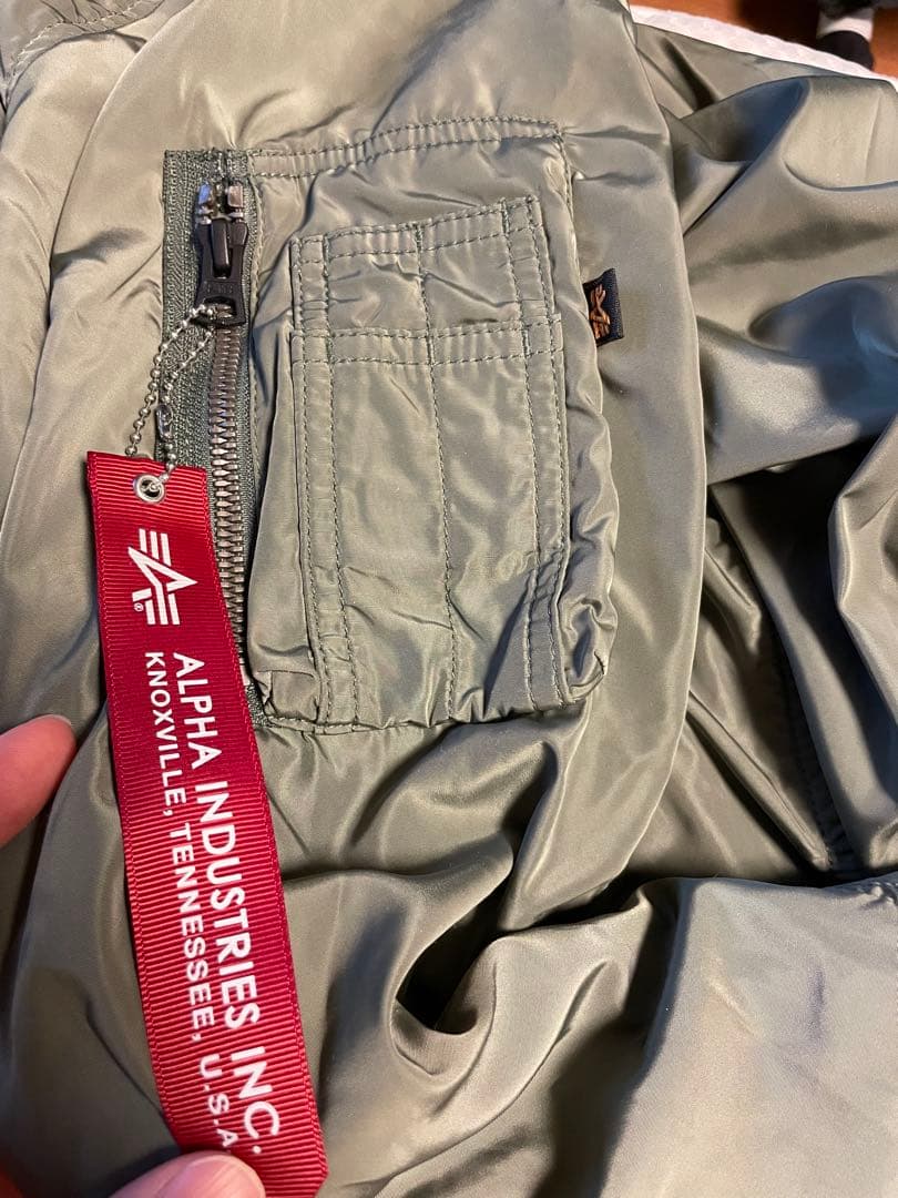 新品未使用　ALPHA INDUSTRIES MA1 フライトジャケット