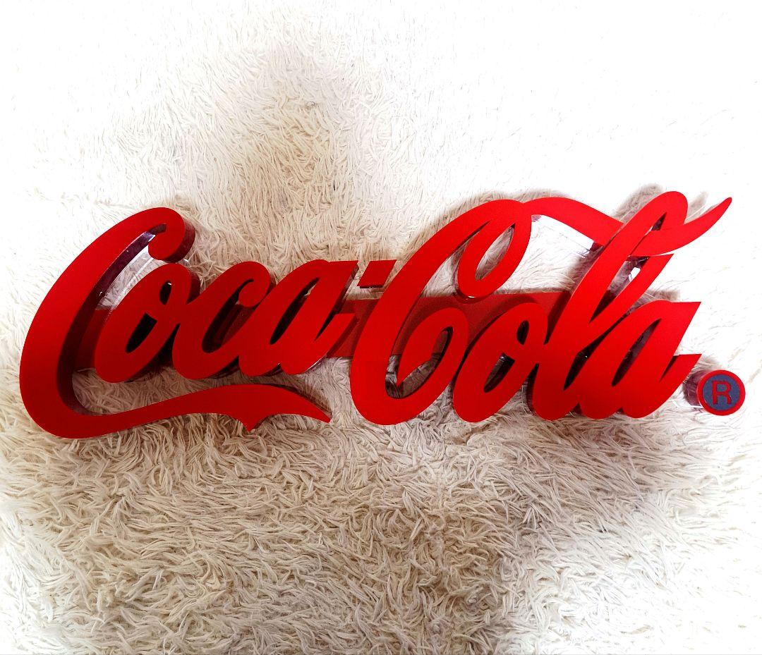 コカ・コーラ　LED レタリングサイン　Coca-Cola ネオンサイン