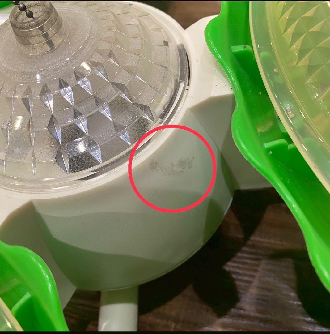 緑 グリーン 3灯 天井照明 昭和レトロ 当時物 レトロポップ インテリア