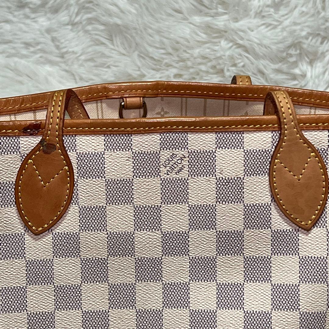 t*9様 LOUIS VUITTON ネヴァーフル　PM ダミエ　アズール　トー