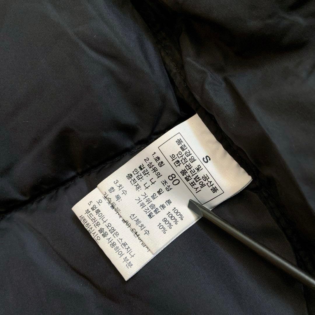 Sノースフェイスレディース700フィルブラック黒ヌプシダウンジャケット