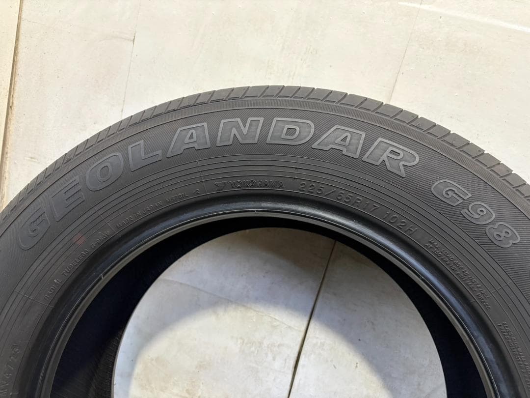 【車検用/つなぎに】訳あり特価 2023年製 ヨコハマ 225/65R17