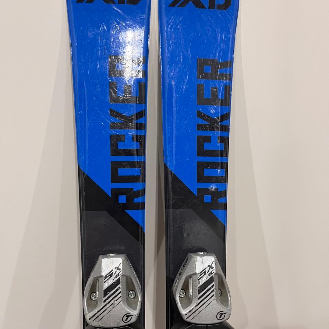 ジュニアスキーROCKER X8 板　ブーツ19㎝　ストック80スキー3点セット