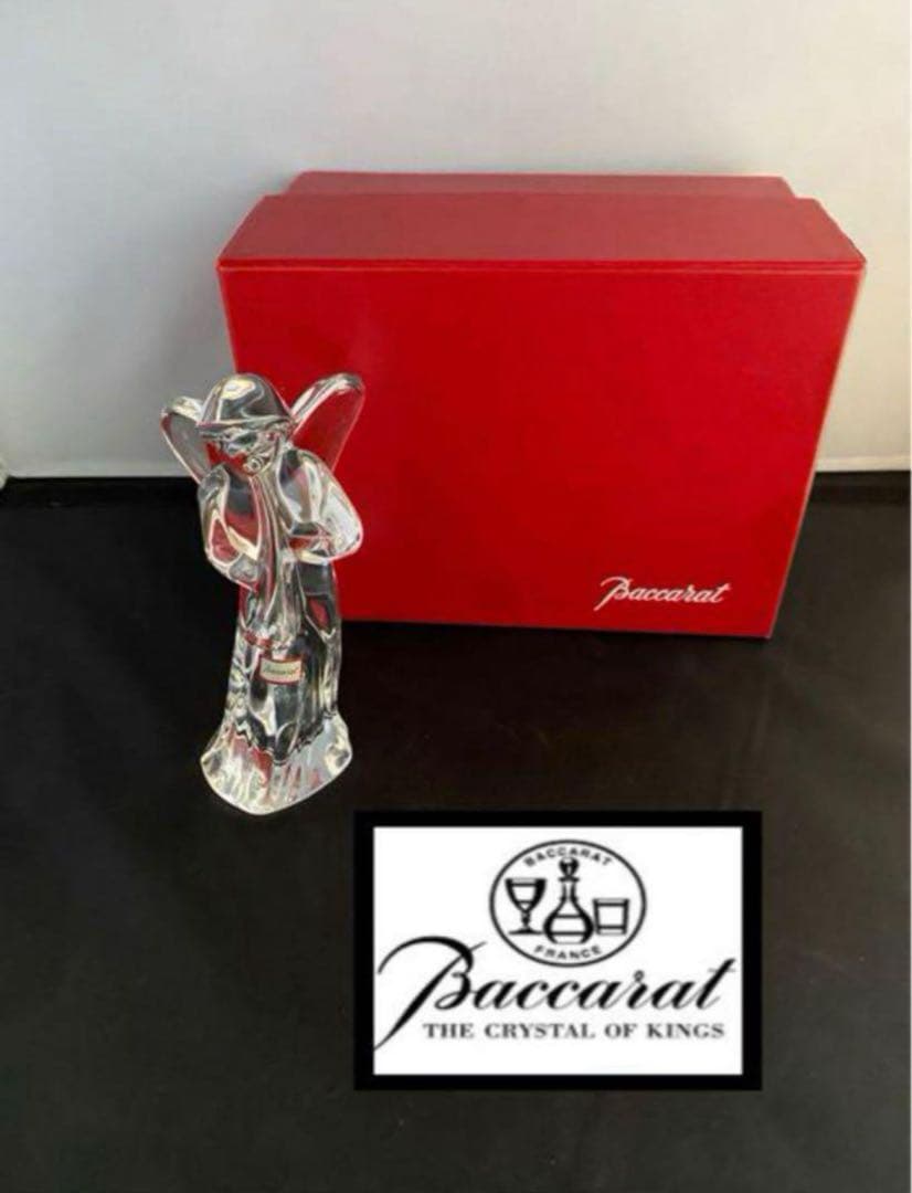 ざ*ー様 ❤️ Baccarat 笛を吹く　天使　オブジェ ❤️ クリスタル