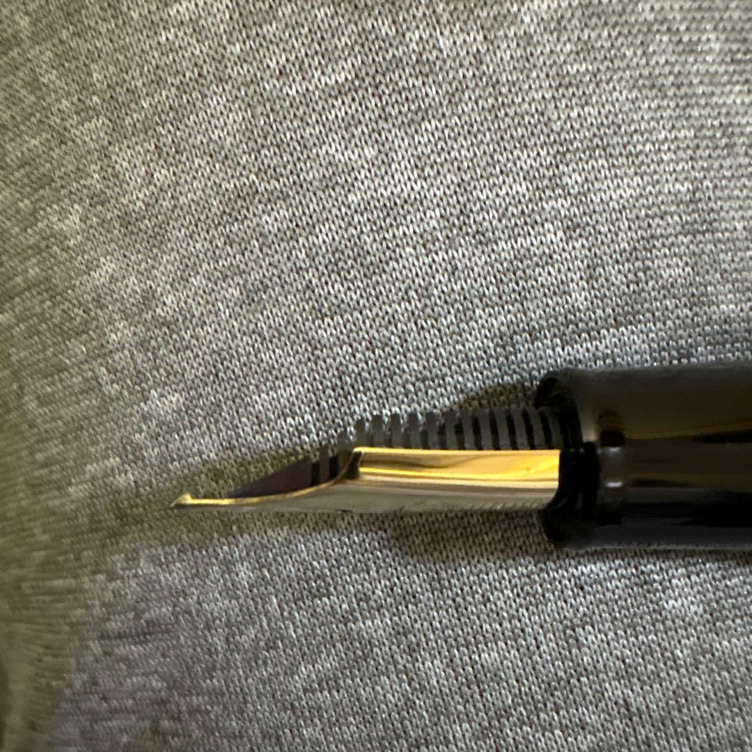 セーラー万年筆 万年筆 長刀研ぎ ゴールドトリム ブラック21K 中細(MF)