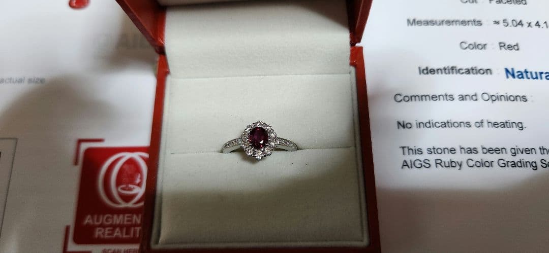 Ambrose ルビー ダイヤモンド リング