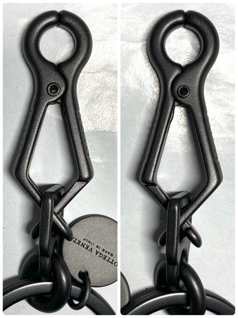 美品　ボッテガヴェネタ　レザー　猫　キャット　キーホルダー　チャーム　箱付き