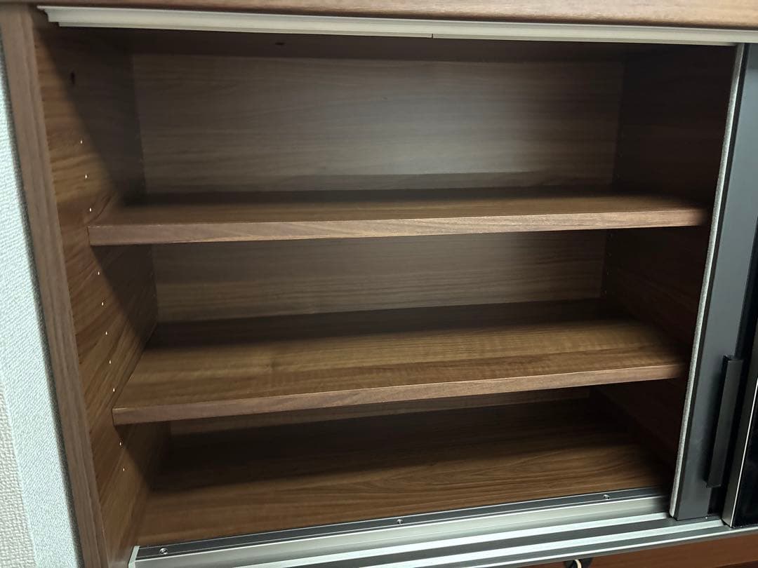 【やなしん】パモウナオープンボード SY-1400Rウォールナット幅140