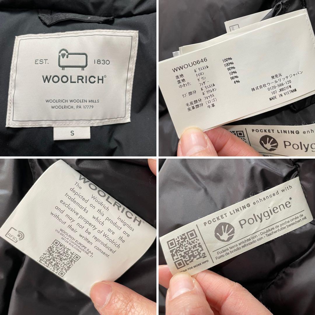 美品✨ウールリッチ キーストーンパーカ ダウンコート 黒 ファー フード S