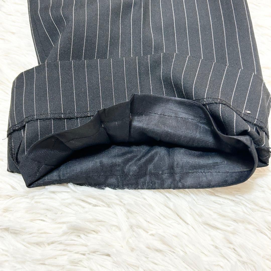 ✨美品✨Sugar Gloss パンツスーツ　ストライプ　ブラック M