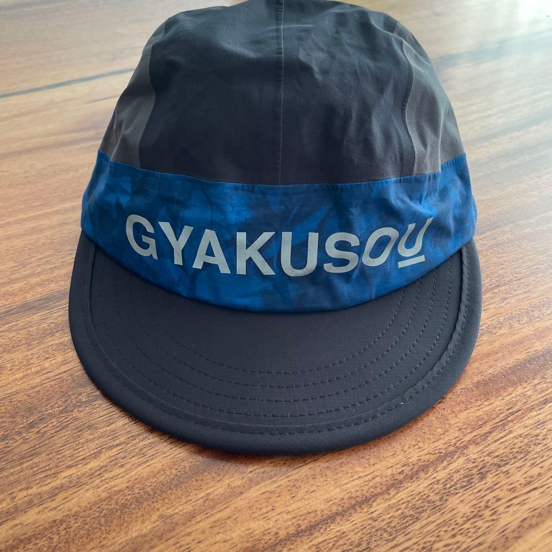 【美品】GYAKUSOU ギャクソウ NIKE ナイキ ランニングキャップ 帽子