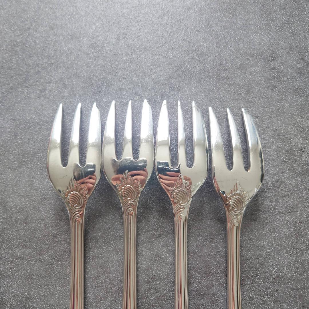 美品 クリストフル マルリー ケーキフォーク 4点
