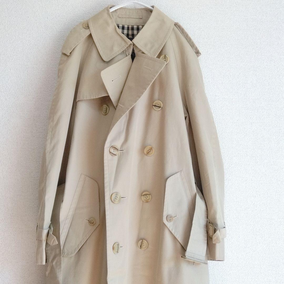 4-38　バーバリー　トレンチコート　ベージュ　秋冬春