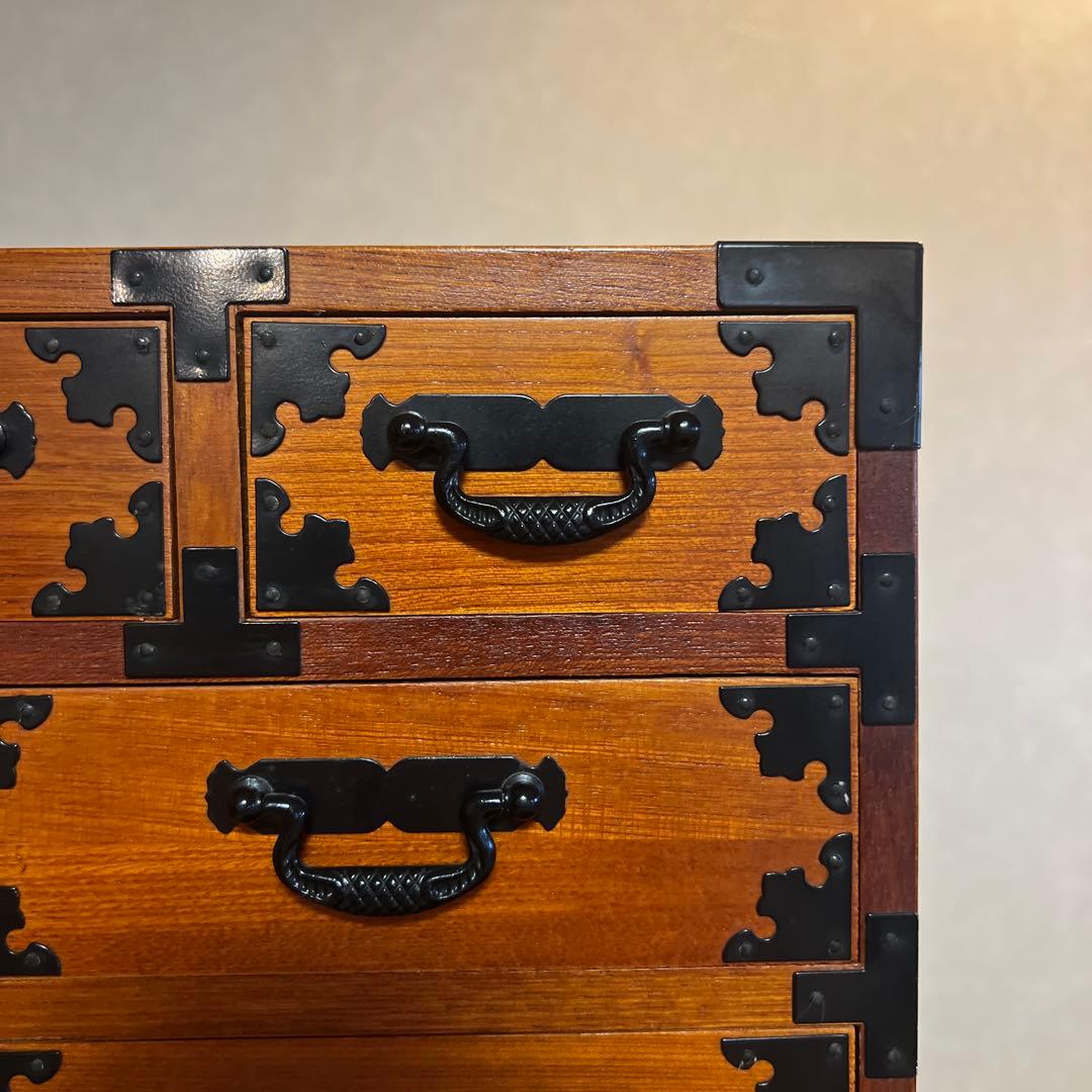 木製 8杯 小箪笥 小引出し 小物入れ ミニタンス 民芸家具 アンティーク