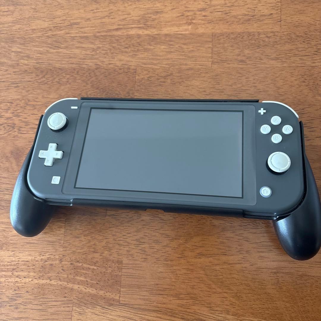 Nintendo Switch Lite グレー　グリップ付き